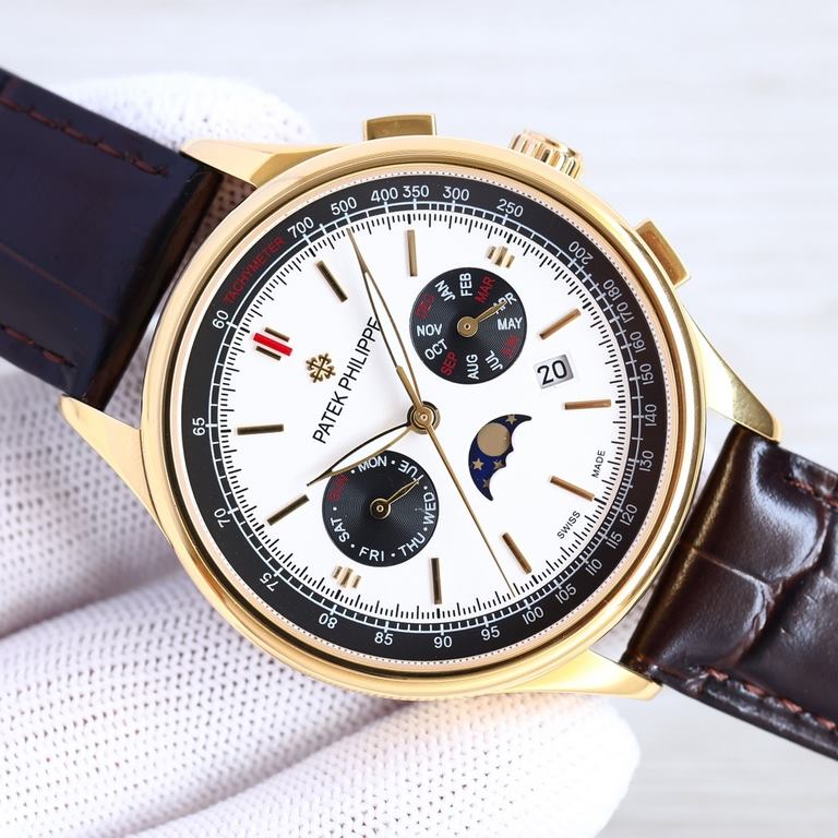 2022 New listing   Patek Philippe (real picture) Patek Philippe The aristocrat's work of art! With imported 9100 multifunctional movement (0 returns) ① Functions (Day of the week, Star, Calendar, MonthMoonSun) Imported 3