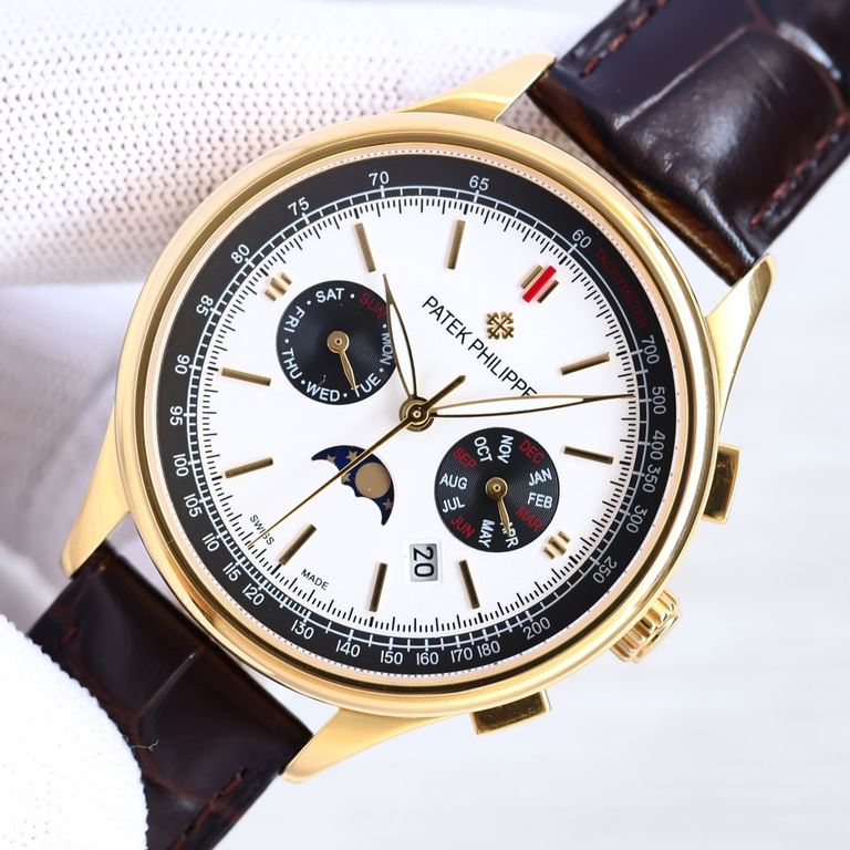 2022 New listing   Patek Philippe (real picture) Patek Philippe The aristocrat's work of art! With imported 9100 multifunctional movement (0 returns) ① Functions (Day of the week, Star, Calendar, MonthMoonSun) Imported 3