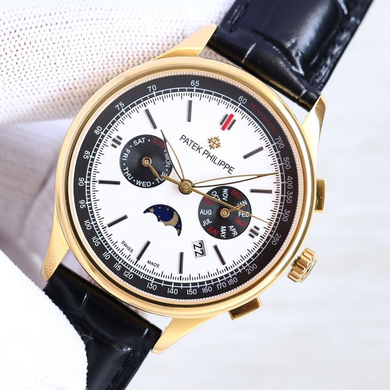 2022 New listing   Patek Philippe (real picture) Patek Philippe The aristocrat's work of art! With imported 9100 multifunctional movement (0 returns) ① Functions (Day of the week, Star, Calendar, MonthMoonSun) Imported 3