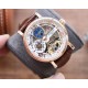 Men's favorite skeleton watch  Newest】：Patek Philippe  Best Design Exclusive First 【Type】：Boutique men's watches[Strap] Genuine cowhide leather strap【Movement】：High-end automatic mechanical movement[Mirror] mineral reinf