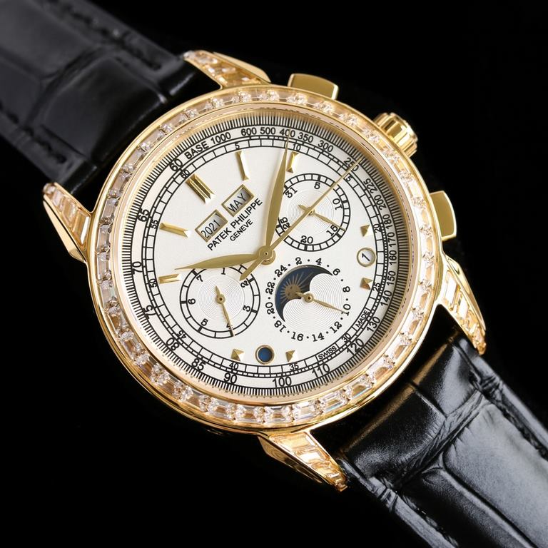 Exclusive to the market, it took 2 years for the customized version of South African diamonds to arrive, consisting of 20 different diamonds with brilliant colors and a buckle embellished with 21 diamonds, the Patek Phil