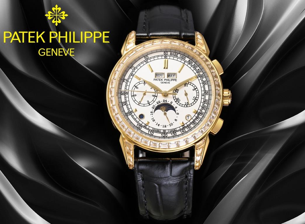 Exclusive to the market, it took 2 years for the customized version of South African diamonds to arrive, consisting of 20 different diamonds with brilliant colors and a buckle embellished with 21 diamonds, the Patek Phil