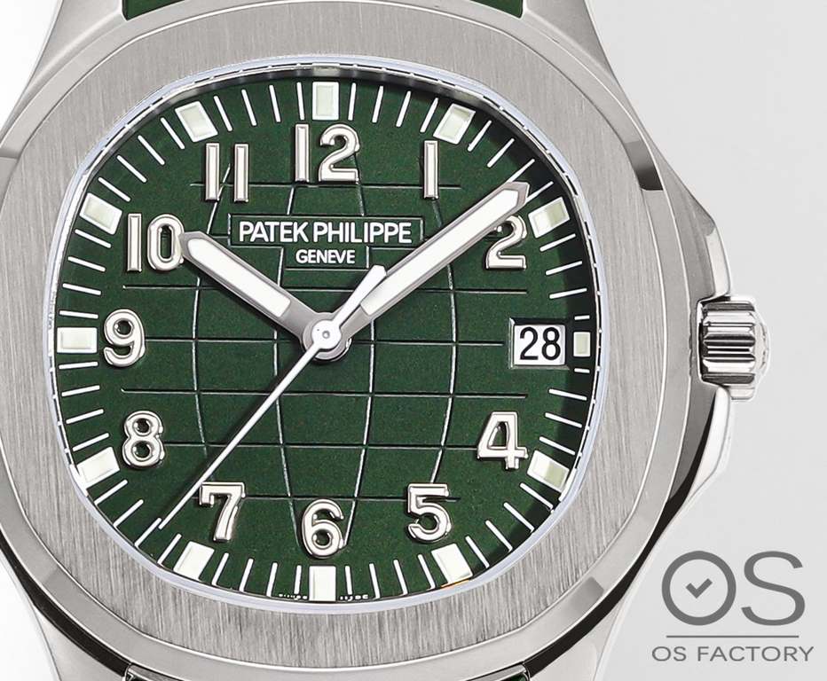 OS Factory V2  OSFactory The most powerful grenade Patek Philippe AQUANAUT series of men's mechanical watches, 5167A5168G5167R series of watches - OS factory exclusive development and customization of the Patek Philippe 