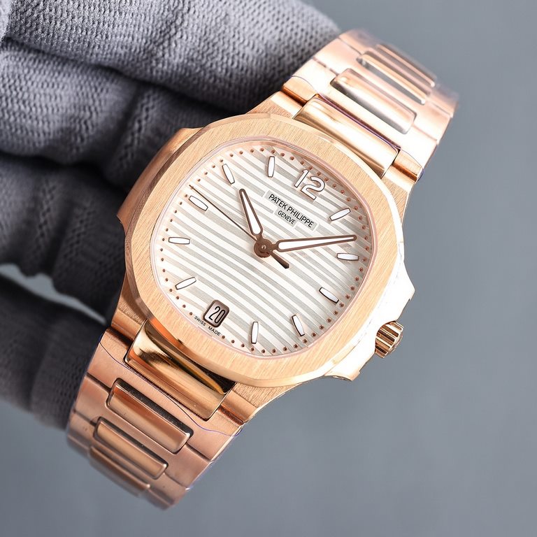 [2022 super god work top version] Patek. Patek Philippe Sport Elegance Nautilus Women's Watch PP7118 is strong! Feel free to compare the details1 With customized 9015 machine modified Cal.324sc automatic movement, 45 hou