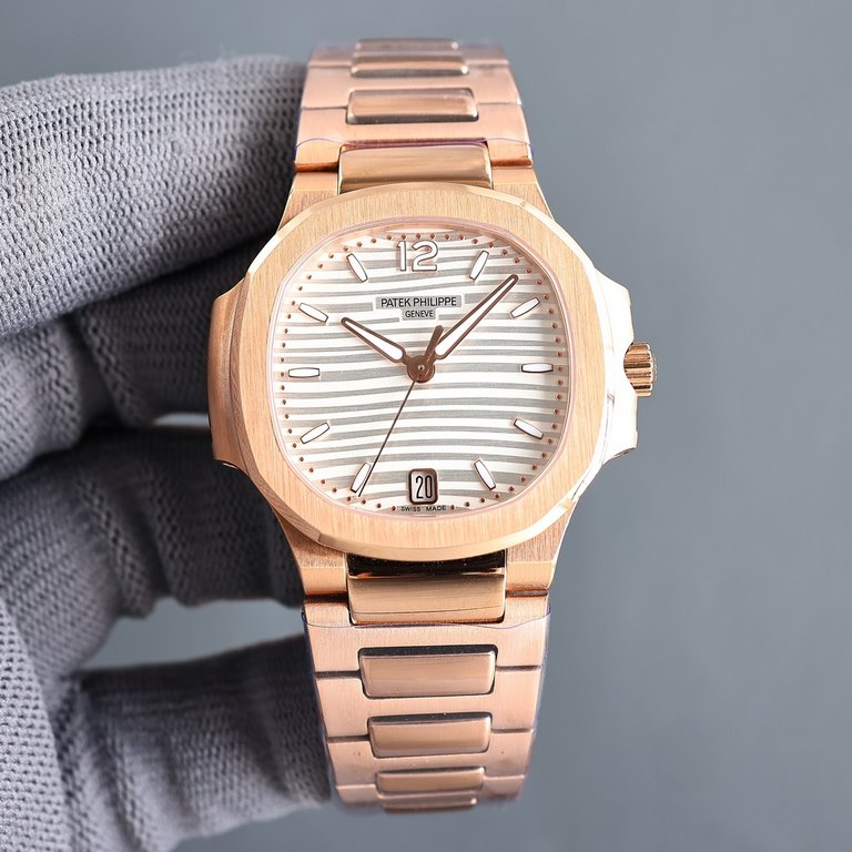 [2022 super god work top version] Patek. Patek Philippe Sport Elegance Nautilus Women's Watch PP7118 is strong! Feel free to compare the details1 With customized 9015 machine modified Cal.324sc automatic movement, 45 hou