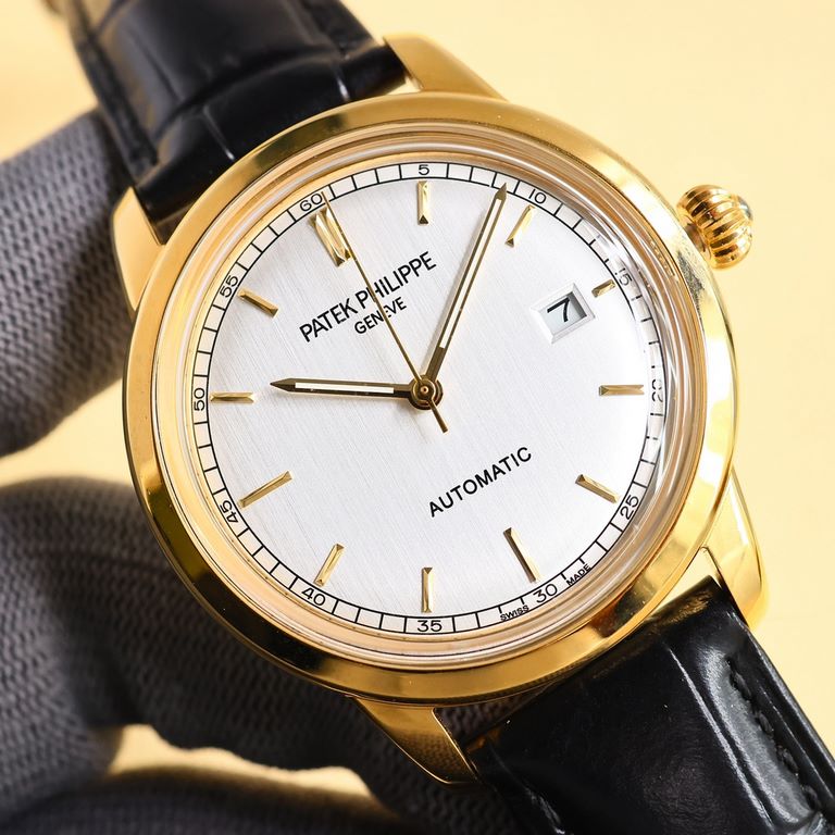 2024  Patek Philippe, hot new style, Patek Philippe new pot cover, took up to 6 months! Ultra-thin men's automatic mechanical wristwatch, using imported original 9015  movement, 28,800 vibrations per hour, zero return  q