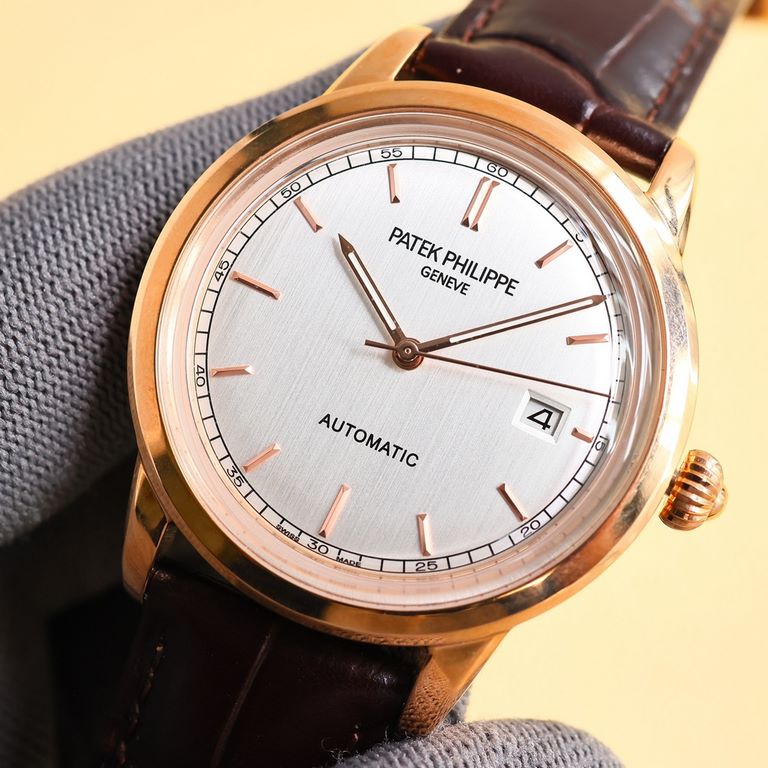 2024  Patek Philippe, hot new style, Patek Philippe new pot cover, took up to 6 months! Ultra-thin men's automatic mechanical wristwatch, using imported original 9015  movement, 28,800 vibrations per hour, zero return  q