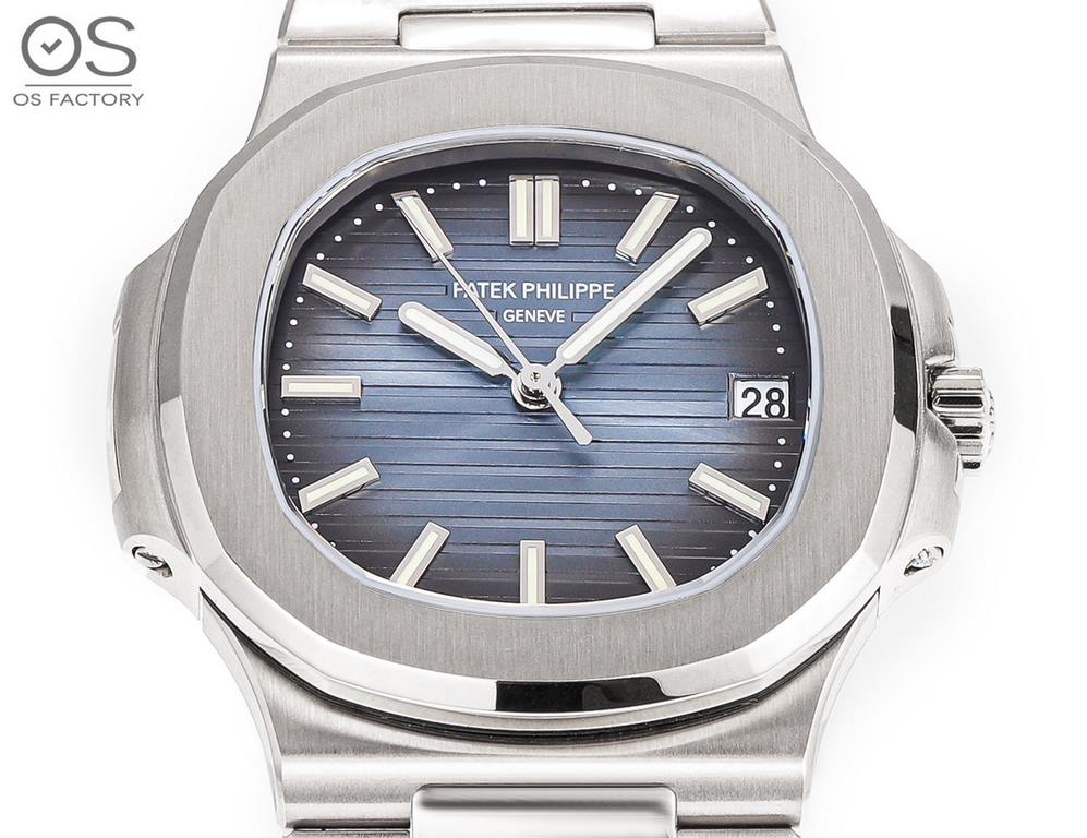 OS Factory V2 version  OSFactory Steel King leading the field of timekeeping, Patek Philippe  Nautilus Nautilus series 57111A the strongest version of the os factory to create an exclusive customized Cal.324 S C upgraded