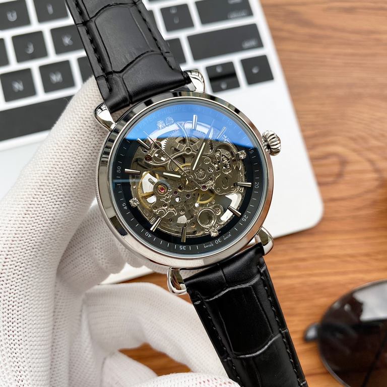 Physical photographyBrand：Patek Philippe-PATEK PHILPPEType [cool] men's watchesCase 316 stainless steel (quality workmanship)Strap imported calfskin  316 steel (two optional)Movement Highly customized automatic mechanica