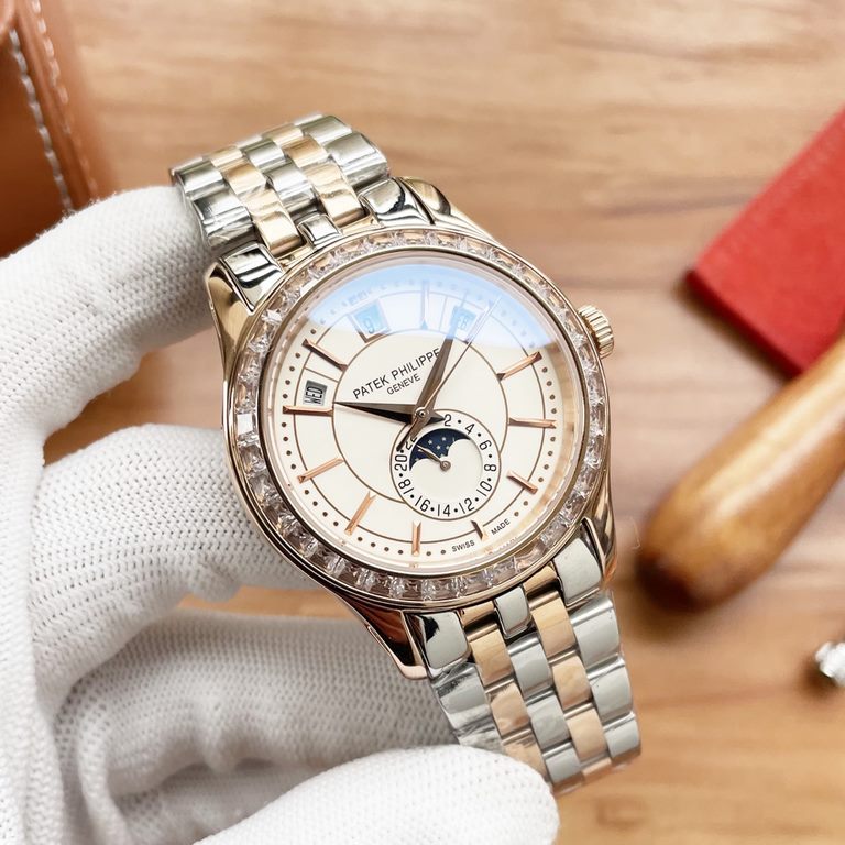 New listing   Patek Philippe Complications Chronograph 5205G face, square crystal diamond   after two years of continuous transformation of the movement and debugging Consistently pursued to the original technology as th