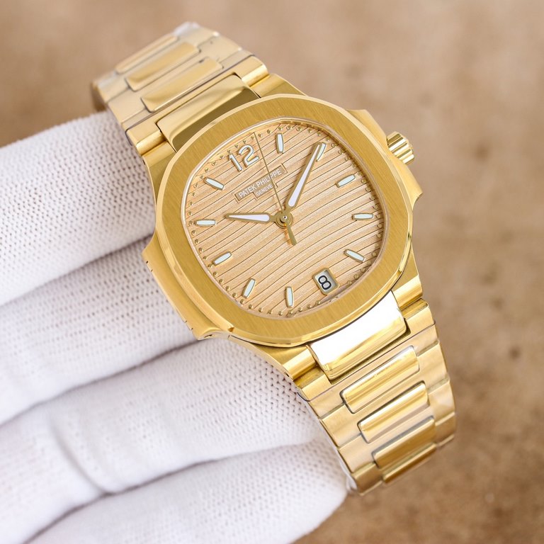 Nautilus 7118 series of high value women's watches, gold senior and white   [2024 super god work top version] Patek. Philippe Sport Elegant Nautilus Women's Watch P Strong! Feel free to compare the details1 With customiz