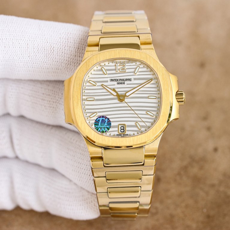 Nautilus 7118 series of high value women's watches, gold senior and white   [2024 super god work top version] Patek. Philippe Sport Elegant Nautilus Women's Watch P Strong! Feel free to compare the details1 With customiz