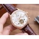 Men's favorite multi-function watch  Newest】：Patek Philippe  Best Design Exclusive First 【Type】：Boutique men's watches[Strap] Genuine cowhide leather strap[Movement] High-end automatic mechanical movement[Mirror] mineral