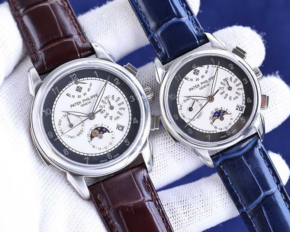 [Rose][Rose] Patek Philippe Patek Philippe Complications Chronograph Collection Shockingly Launched, Perpetual Calendar Couple's Watch! Little Red Book Explosion   Multi-function kinetic 7-hand watch! Details1  equipped 