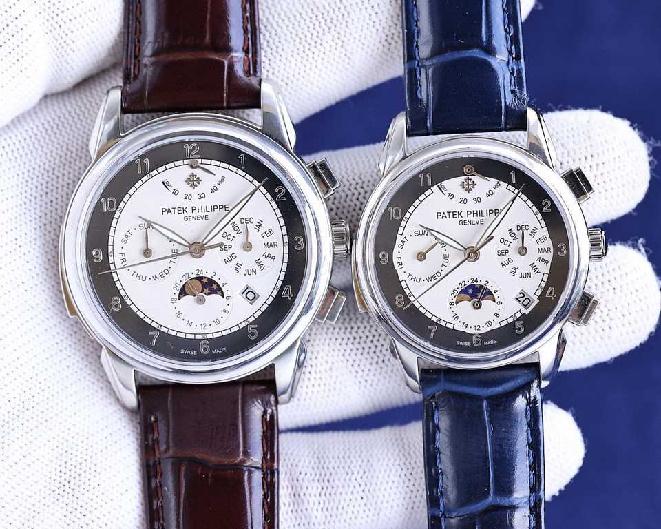 [Rose][Rose] Patek Philippe Patek Philippe Complications Chronograph Collection Shockingly Launched, Perpetual Calendar Couple's Watch! Little Red Book Explosion   Multi-function kinetic 7-hand watch! Details1  equipped 