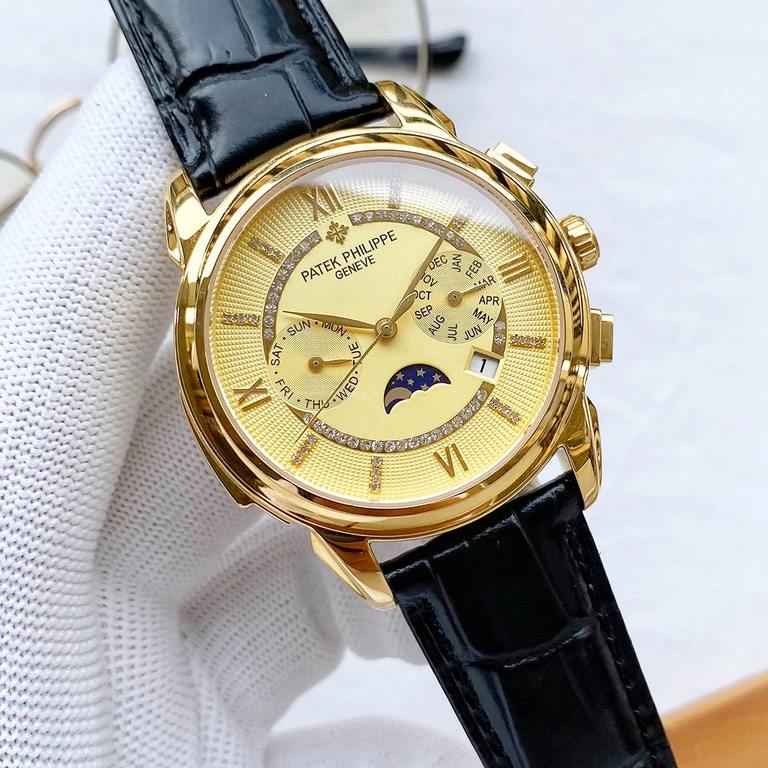 White. Gold   Patek Philippe Patek Philippe Complications Chronograph Collection Shockingly Launched, Perpetual Calendar Couple's Watch! Little Red Book Explosion   Multifunction watch! Details1  equipped with the origin