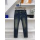 LY donkey brand LV   23 fall and winter new explosive kingpin   stretch jeans official website hot sale   color is super nice   plate type is super good   fall and winter closet must-have versatile single product denim  