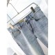 Dior Dior    2023 early spring counter synchronization new! Foreign trade original single! Heavy duty washed jeans. Taste and value sharing! Very comfortable to wear. Low-key but not lose luxury. Wear out very classy! Cu