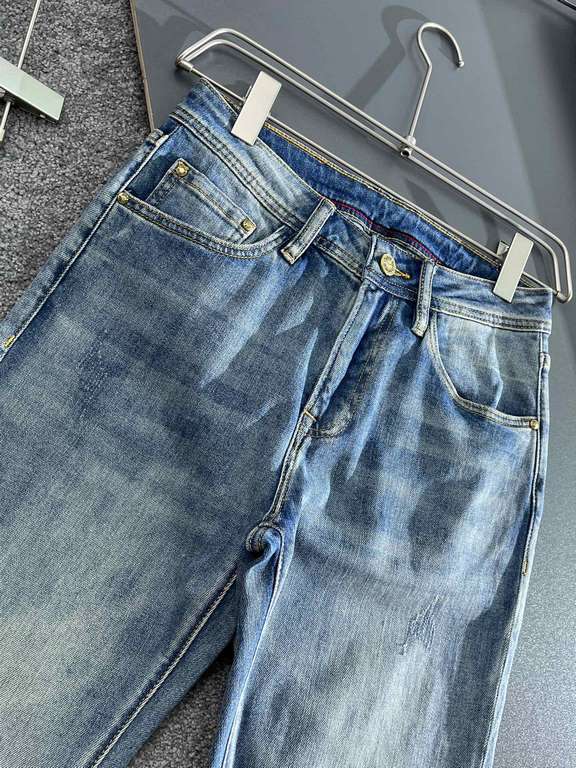 Donkey family 23SS new jeans High-end quality Vintage color wash  embroidery process Fabric super soft and comfortable on the upper body gentle and non-restrictive feelingYardage 30,31,32,33,34,36,38