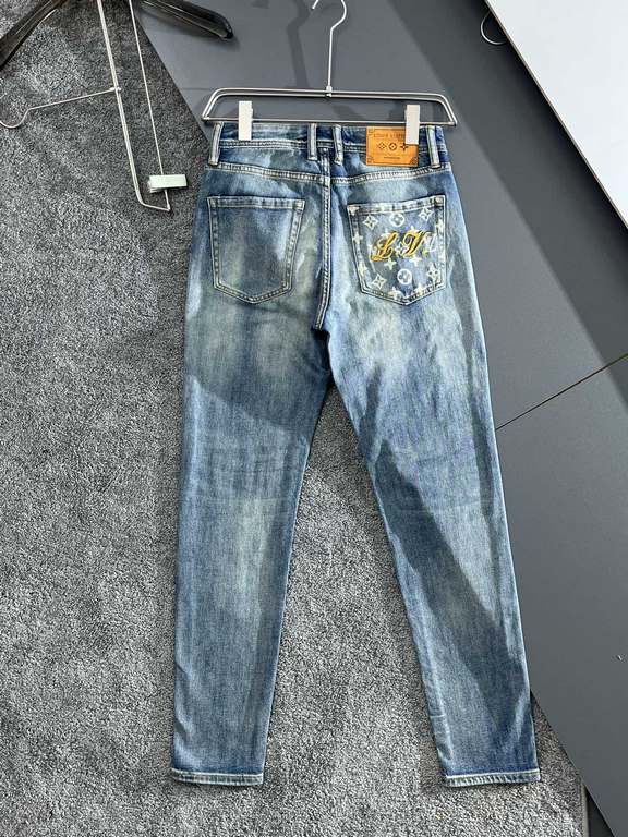 Donkey family 23SS new jeans High-end quality Vintage color wash  embroidery process Fabric super soft and comfortable on the upper body gentle and non-restrictive feelingYardage 30,31,32,33,34,36,38