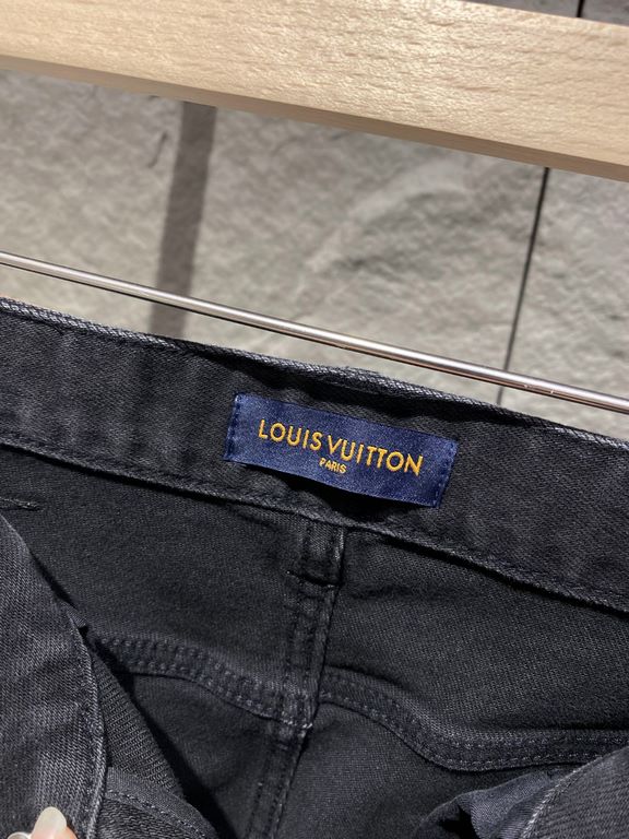 LV 23ss fall and winter new men's casual jeans, top quality! Channel order, official website synchronized sale! Original factory order denim cotton material! Suitable for casualformal wear all kinds of collocation ~ the 