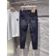 LV 23ss fall and winter new men's casual jeans, top quality! Channel order, official website synchronized sale! Original factory order denim cotton material! Suitable for casualformal wear all kinds of collocation ~ the 