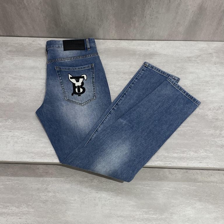 Bur 2023 Year of the Rabbit limited series logo logo men's small straight denim jeans! Channel rare out, the market is rare boutique channel source, absolutely can bring you an unexpected wearing experience, sincerely re