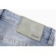 . Dior Classic Old Flower Pocket Jeans 2023 latest products, counter synchronization on sale, the original single goods, washed casual jeans, imported original washed stretch fabric, comfortable and elastic, original har