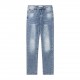 . Dior Classic Old Flower Pocket Jeans 2023 latest products, counter synchronization on sale, the original single goods, washed casual jeans, imported original washed stretch fabric, comfortable and elastic, original har