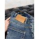 Gucci 2023 fall and winter men's jeans original factory original cloth original wash! Imported original washed stretch fabric, complex craftsmanship superimposed, any one of the washing process to stay a few seconds more