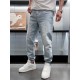 1V 2023 spring and summer new letters logo logo men's small straight Slim jeans! Channel rare out, the market is rare boutique channel source, absolutely can bring you an unexpected wearing experience, sincerely recommen