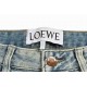 Loewe Trouble Style Embroidered Logo JeansSo far this year to do the most bullish jeans, heavy wash process, hidden mystery details are very much, this time the main push of the pants either version or on the body is too