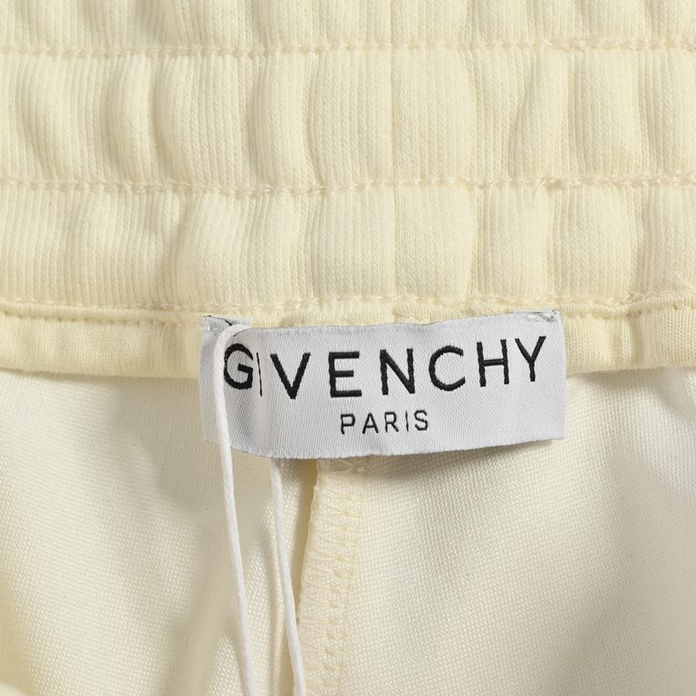 GivenchyGivenchy 23ss colorblocked four-check embroidered pants sweatpantsThe fabric is made of 420g cotton fabric, ordering dyeing color after the whole etching hair processing, against the original version of the silky