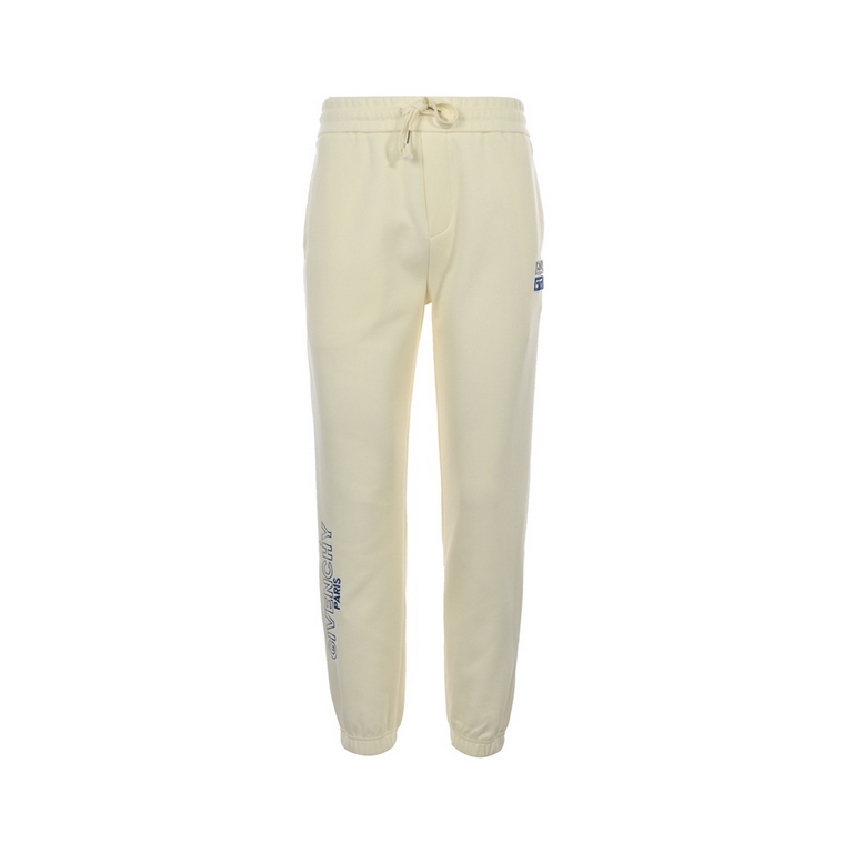 GivenchyGivenchy 23ss colorblocked four-check embroidered pants sweatpantsThe fabric is made of 420g cotton fabric, ordering dyeing color after the whole etching hair processing, against the original version of the silky