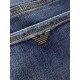 Armani, 2023 latest products, counter synchronization is available, the original single goods, washed casual jeans, imported original washed elastic fabric, comfortable and elastic, the original hardware accessories deco