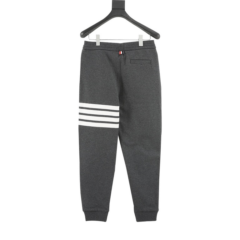 ThomBrowneThomBrowne Classic Color Woven Vertical Leg Sweatpants#The fabric is made of professional staple spinning surface 32s touch delicate inner 8s, stiff and shapely, the weight is up to 380g, the starting order qua