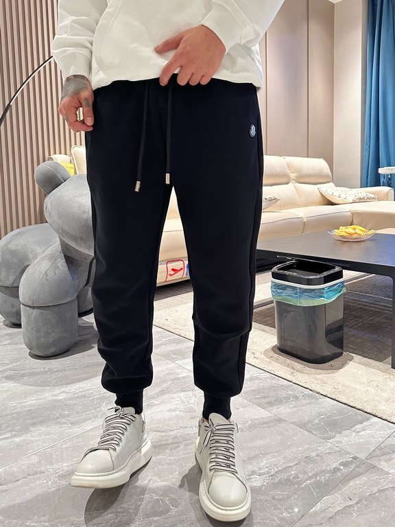 Monkou 2023 new casual pants for fall and winter! Official website synchronized sale. Brand classic LOGO casual pants , customized fabric, excellent comfort, strong hand touch. Highly recognizable, perfect quality crafts