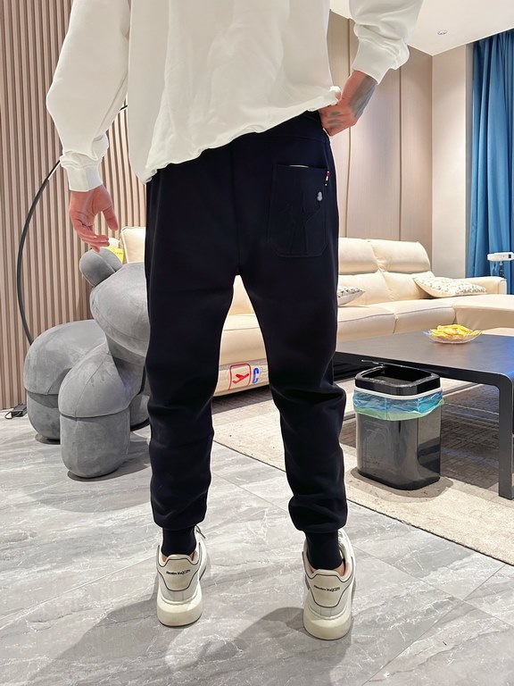 Monkou 2023 new casual pants for fall and winter! Official website synchronized sale. Brand classic LOGO casual pants , customized fabric, excellent comfort, strong hand touch. Highly recognizable, perfect quality crafts