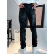 LV 23ss fall and winter new men's casual jeans, top quality! Channel order, official website synchronized sale! Original factory order denim cotton material! Suitable for casualformal wear all kinds of collocation ~ the 