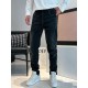 LV 23ss fall and winter new men's casual jeans, top quality! Channel order, official website synchronized sale! Original factory order denim cotton material! Suitable for casualformal wear all kinds of collocation ~ the 