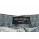 BalenciagaBalenciaga Knife Cut Ripped Camouflage Double JeansFabric custom woven and dyed raw denim, denim with a very high quality texture! Double-layer fabric with custom camouflage twill lining in cotton for comfort a