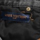 Louis VuittonLouis Vuitton 23Fw four-leaf clover patchwork jeans2023 runway new models, the official website synchronization, Bai Jingting with the same models, many stars on the body effect is very cool, the leg zipper 