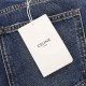 CELNECELINE new knife cut denim pantsClassic wash color, pure foreign channels, guest for senior imported denim fabrics, specially selected pure 14oz ounce denim fabric from Okayama, Japan, the fabric is soft and delicat