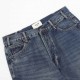 CELNECELINE new knife cut denim pantsClassic wash color, pure foreign channels, guest for senior imported denim fabrics, specially selected pure 14oz ounce denim fabric from Okayama, Japan, the fabric is soft and delicat