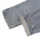 FEAR OF GOD Washed Destroyed JeansA washed denim that is definitely worth buying, at first glance the color and texture will make you goggle. Custom 8s11 denim fabric, laser ripped holes, washed and shaped, full set of c