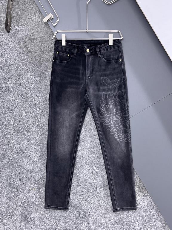 Donkey Family 23SS high-end custom jeans Latest fashion week runway models Original color yeast wash process Selected heavyweight denim fabrics, comfortable and skin-friendly Original hardware accessories accessories Cub