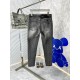 YSL Saint Laurent 2023 early fall new casual jeans, high-end customized series. Imported high-density customized cotton tannin fabric comfortable and soft skin-friendly, straight and not easy to wrinkle, original hardwar