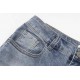 Balenciaga, classic monogrammed logo jeans, unisexColor：blueSize：28.30.32.34.36