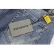 Balenciaga, classic monogrammed logo jeans, unisexColor：blueSize：28.30.32.34.36