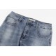 Balenciaga, classic monogrammed logo jeans, unisexColor：blueSize：28.30.32.34.36